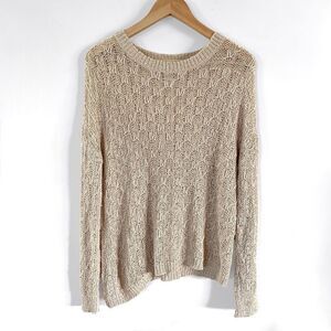 Sundance Open Knit Asymmetrical Knit Sweater